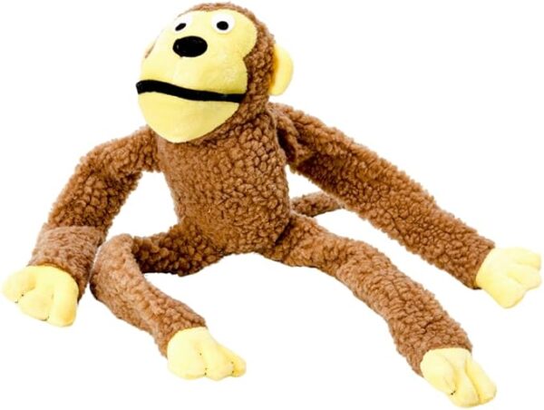 Chalesco Brinquedo Macaco Marrom Para Cães